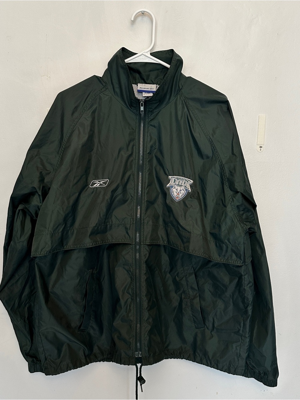 Vintage Minnesota Lynx Reebok Green Windbreaker Boxy Sporty Y2K WNBA